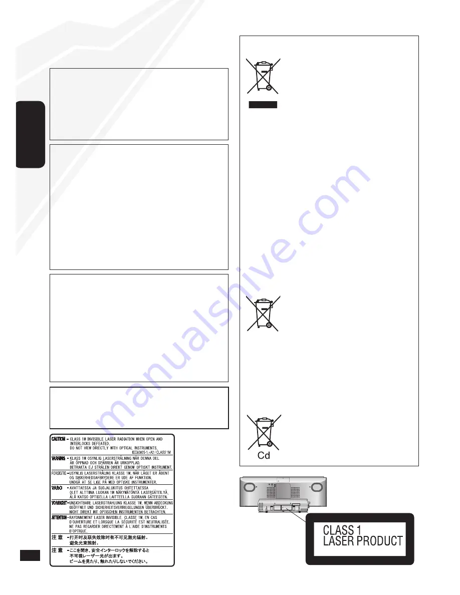 Panasonic SCHC40 - COMPACT STEREO SYSTEM Operating Instructions Manual Download Page 18