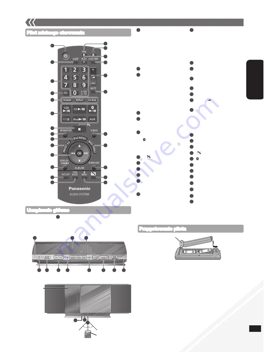 Panasonic SCHC40 - COMPACT STEREO SYSTEM Скачать руководство пользователя страница 23