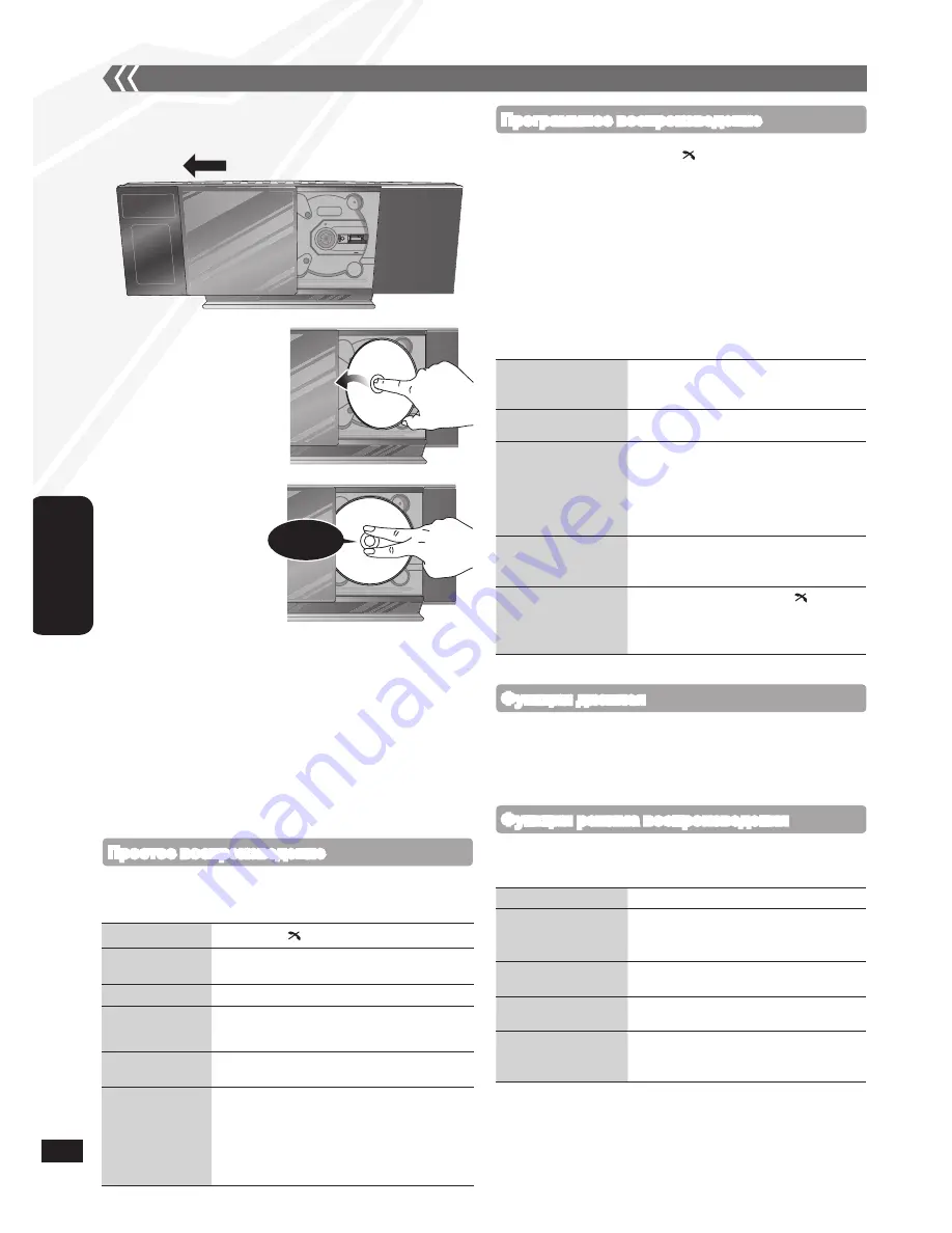 Panasonic SCHC40 - COMPACT STEREO SYSTEM Operating Instructions Manual Download Page 56