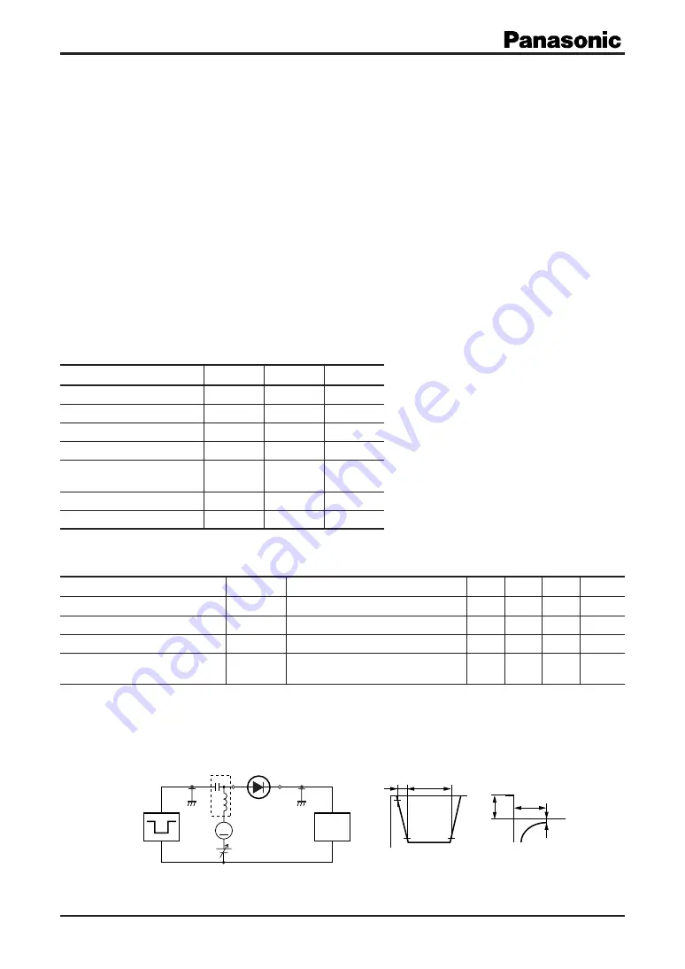 Panasonic Schottky Barrier Diodes MA2Z7840G Specification Sheet Download Page 1