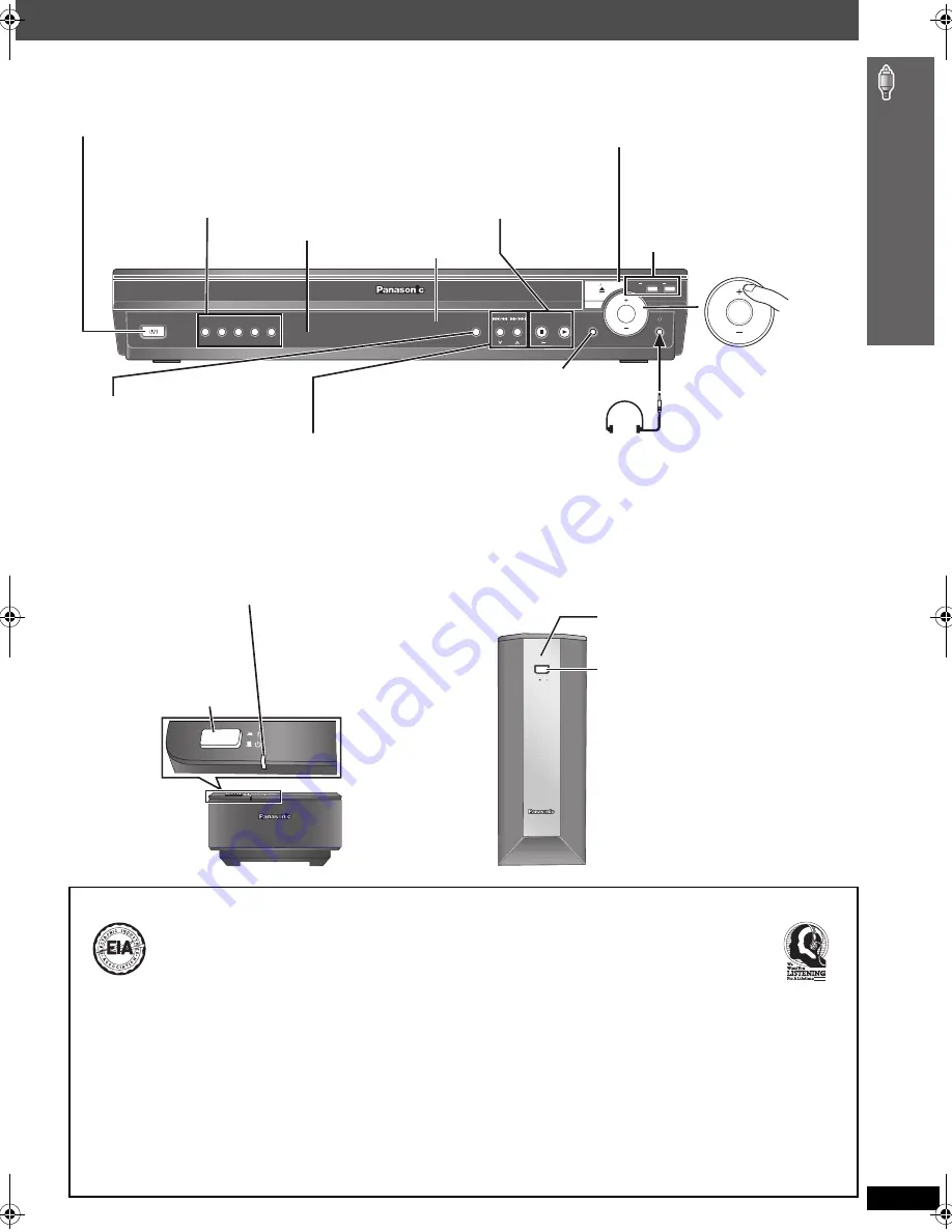 Panasonic SCPT1050 - DVD HOME THEATER SOUND SYSTEM Скачать руководство пользователя страница 13