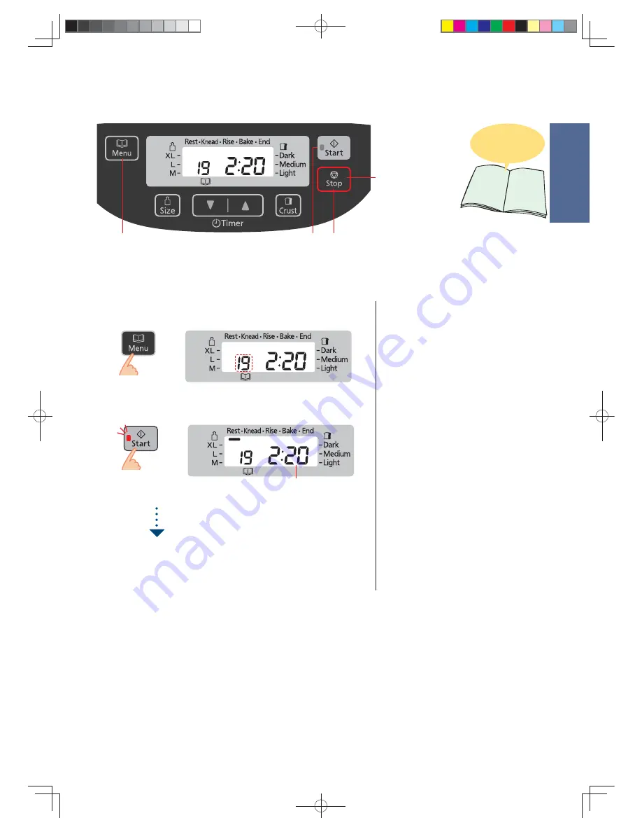 Panasonic SD-ZB2512 Operating Instructions And Recipes Download Page 21