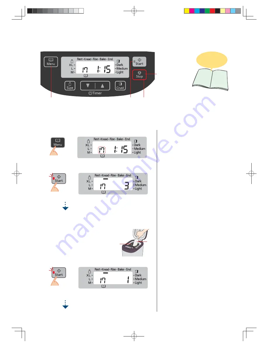 Panasonic SD-ZB2512 Operating Instructions And Recipes Download Page 24