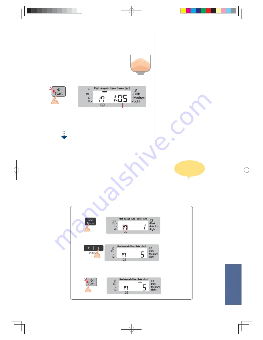 Panasonic SD-ZB2512 Operating Instructions And Recipes Download Page 245