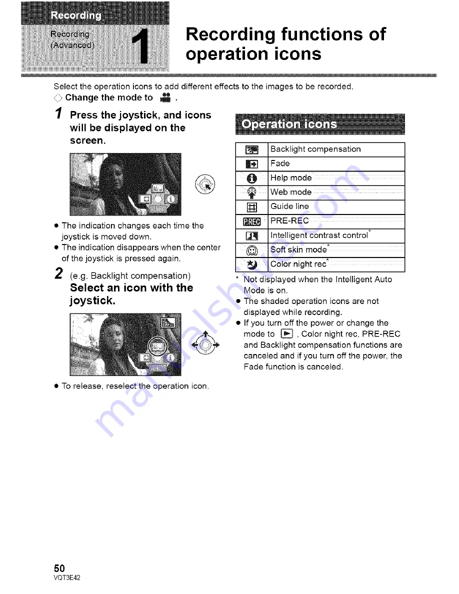 Panasonic SDR-H100P Owner'S Manual Download Page 50