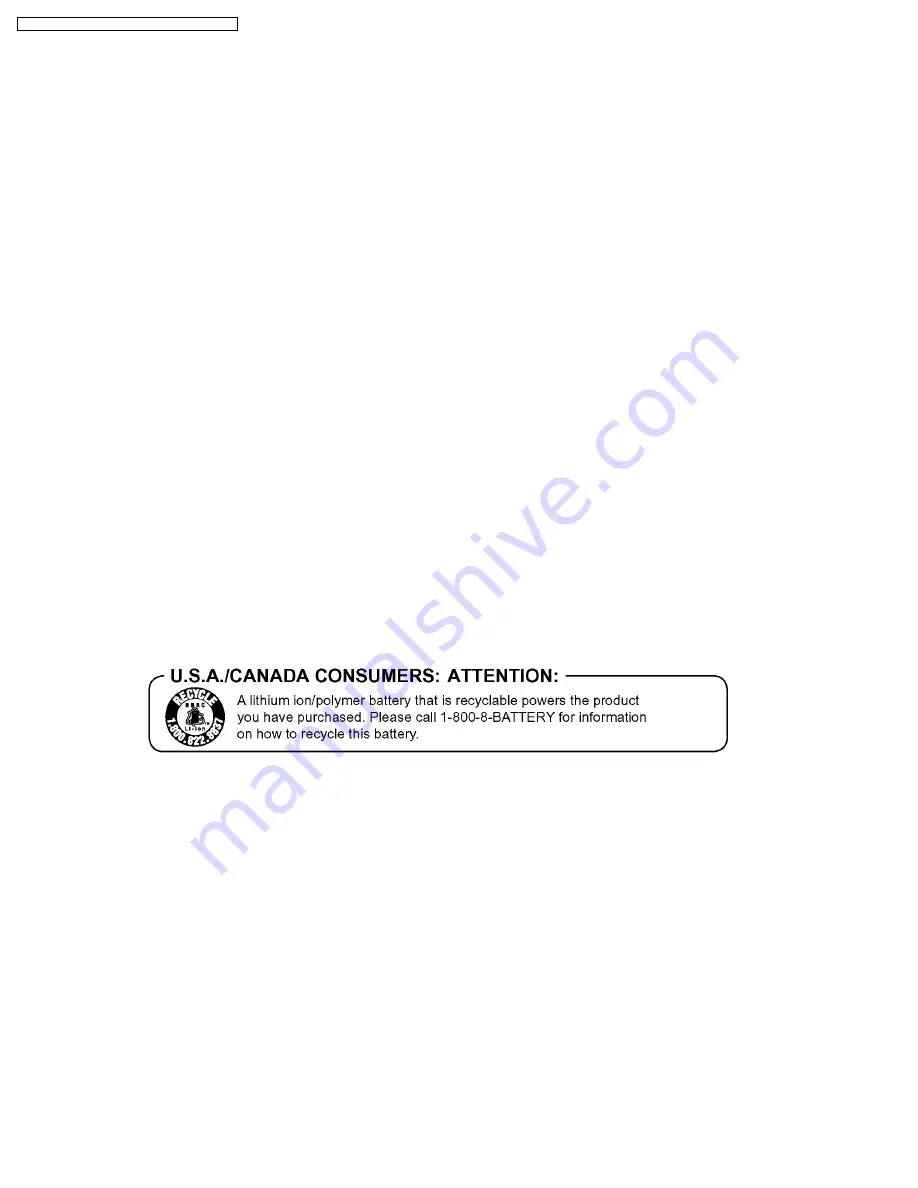 Panasonic SDR-H18P Service Manual Download Page 4