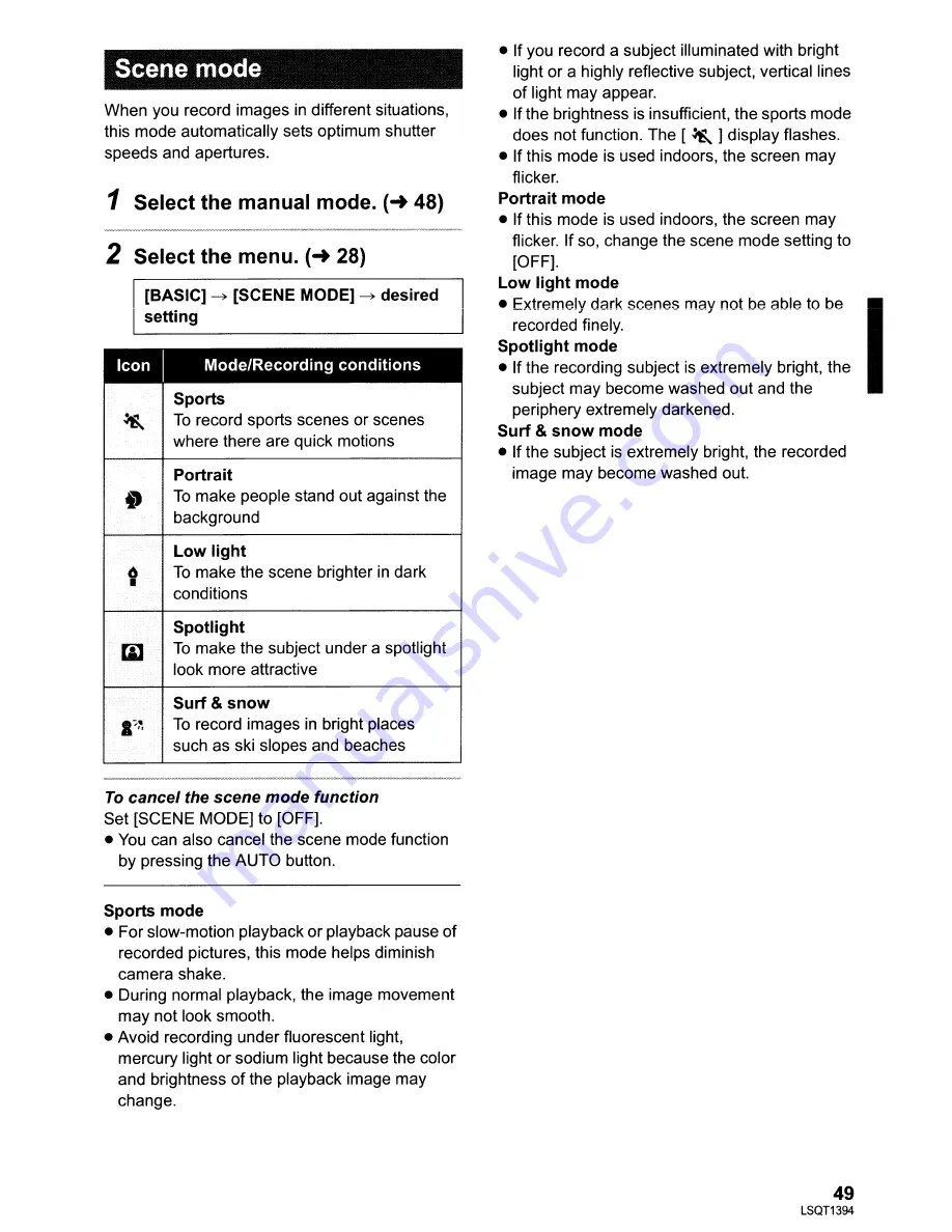 Panasonic SDR-H60P/PC Operating Instructions Manual Download Page 49