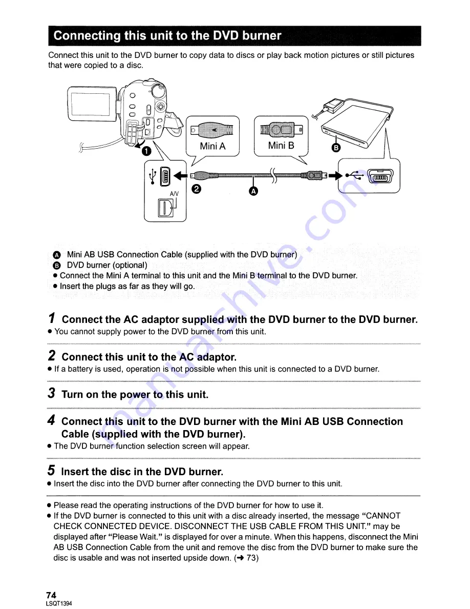 Panasonic SDR-H60P/PC Operating Instructions Manual Download Page 74