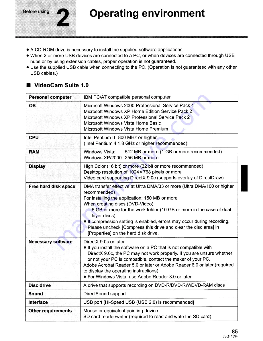 Panasonic SDR-H60P/PC Operating Instructions Manual Download Page 85