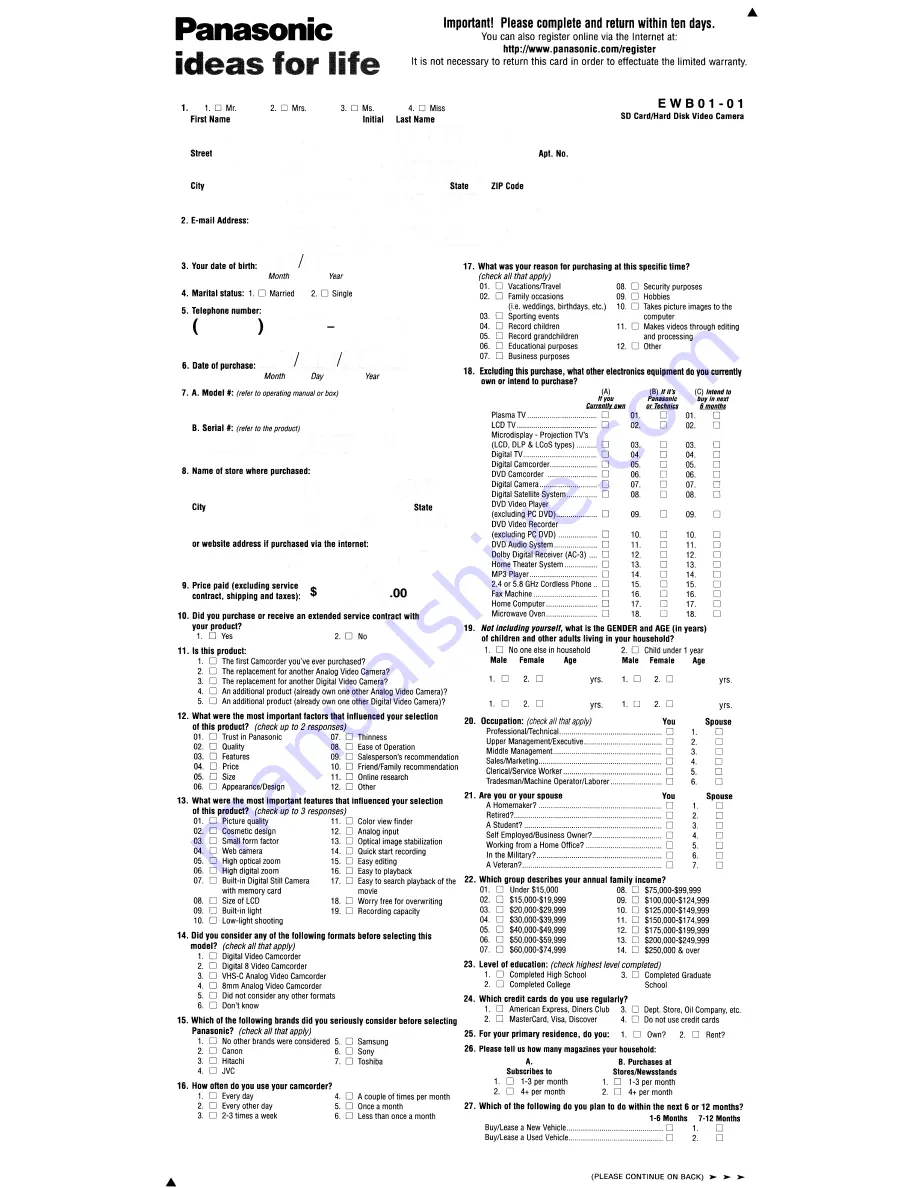 Panasonic SDR-H60P/PC Operating Instructions Manual Download Page 141