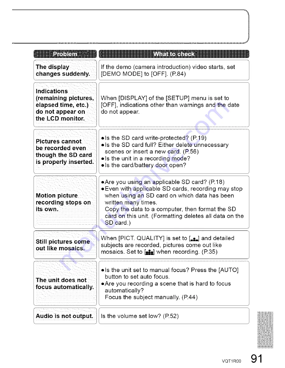 Panasonic SDR-S7P Operating Instructions Manual Download Page 91