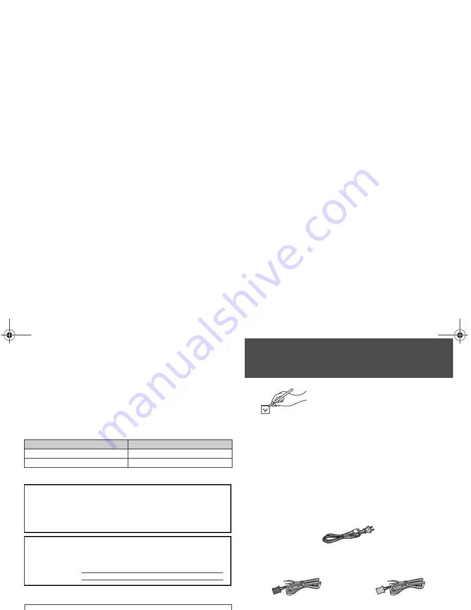 Panasonic SE-FX70 Operating Instructions Manual Download Page 4