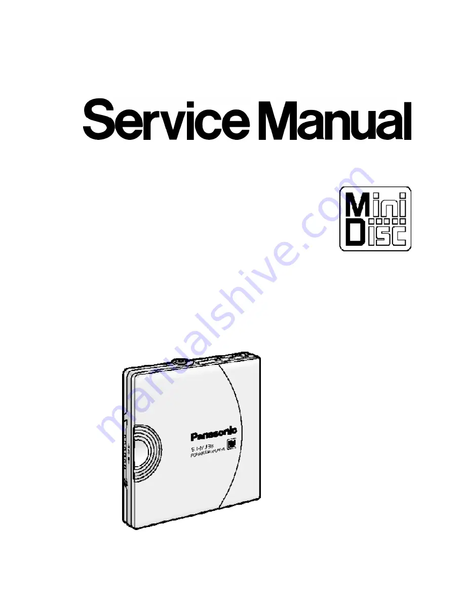 Panasonic SJ-MJ88 Service Manual Download Page 1