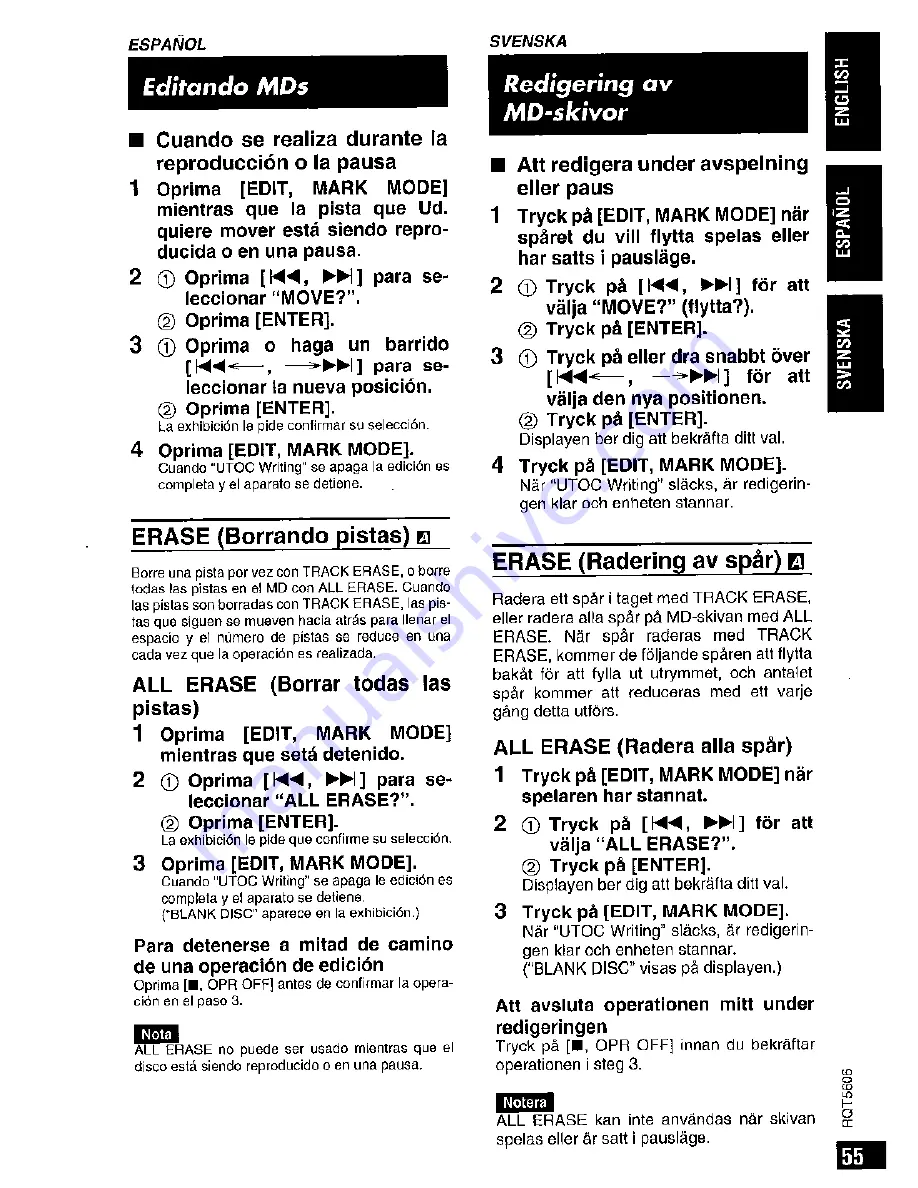 Panasonic SJ-MR200 Operating Instructions Manual Download Page 55