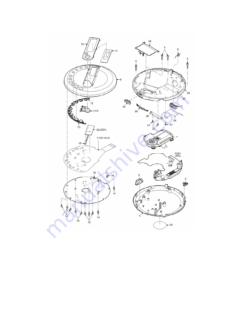 Panasonic SL-SV550GK-S Service Manual Download Page 44