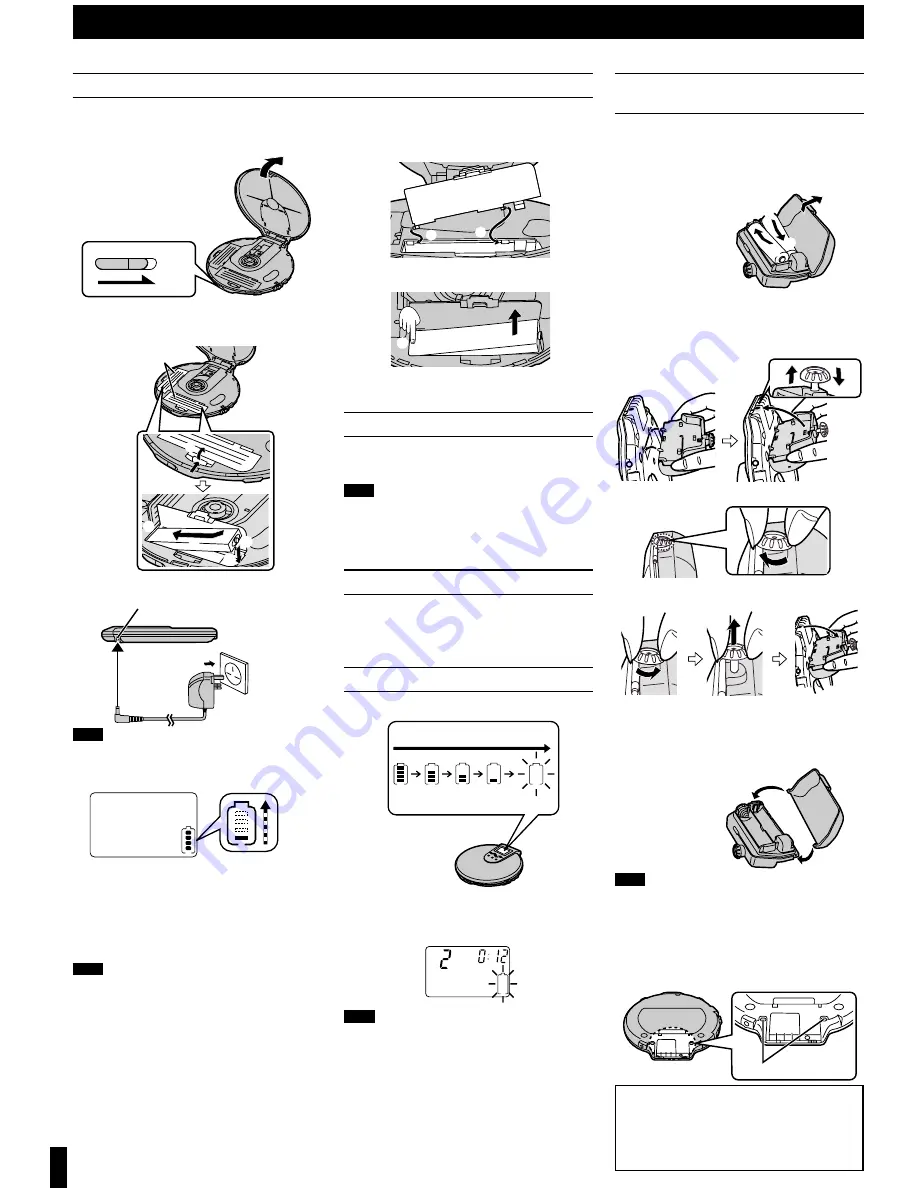 Panasonic SLCT580 - PORT. CD PLAYER Operating Instructions Manual Download Page 4