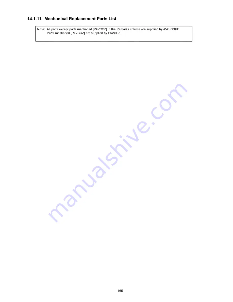 Panasonic SP-R54Z1 Service Manual Download Page 196