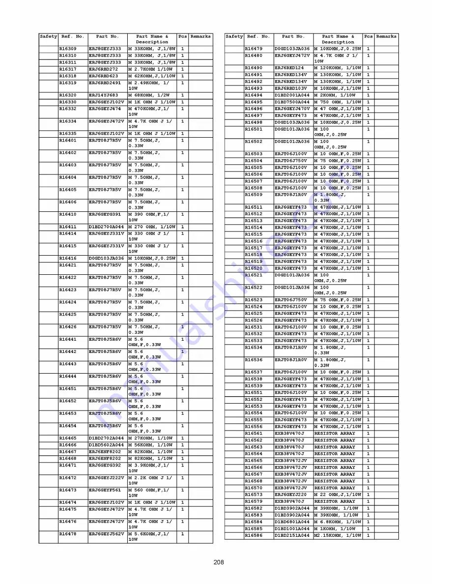 Panasonic SP-R54Z1 Скачать руководство пользователя страница 239