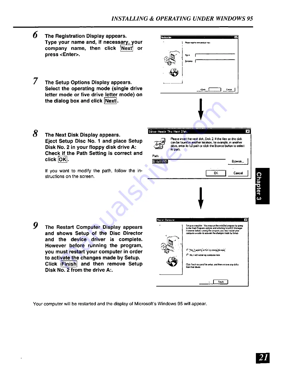 Panasonic SQ-TC512N Operating Instruction Download Page 21