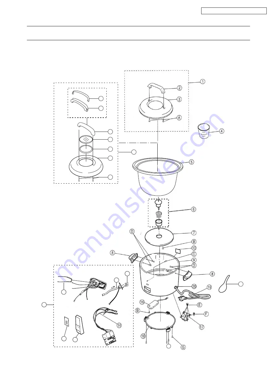 Panasonic SR-GA281 Service Manual Download Page 12