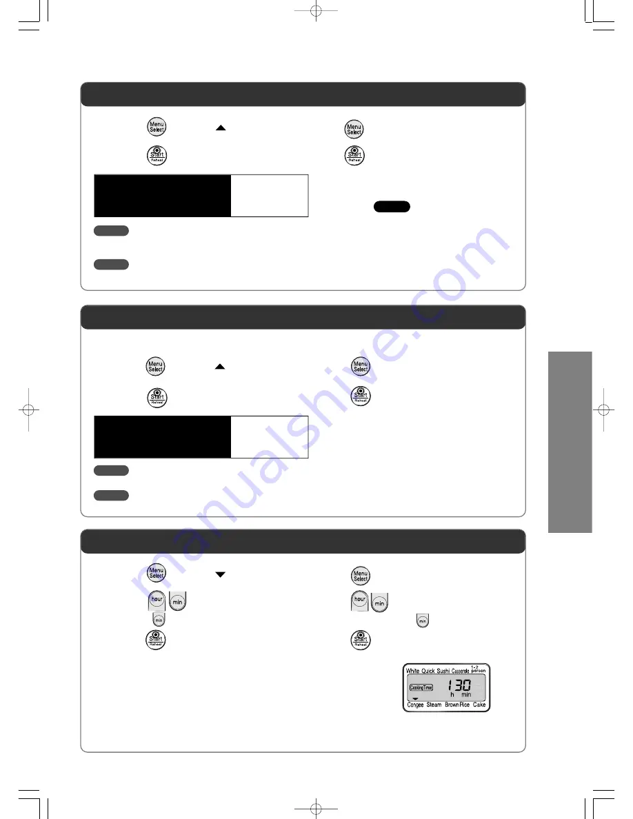 Panasonic SR-JHF18 Operating Instruction Download Page 13