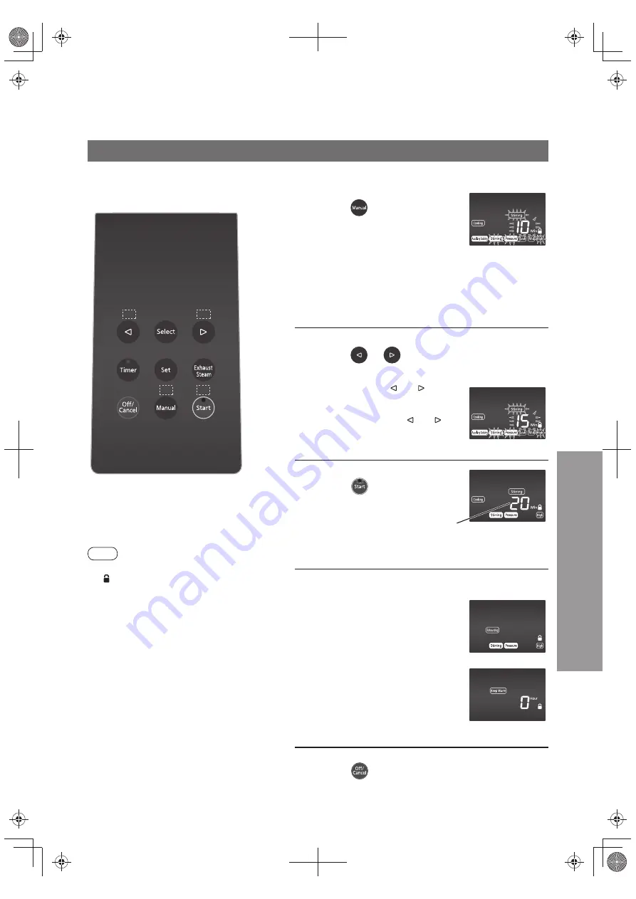 Panasonic SR-SG501 Скачать руководство пользователя страница 15