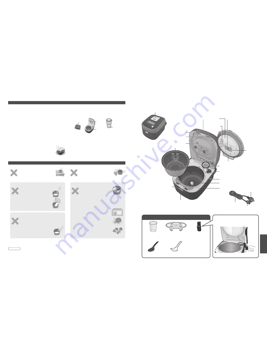 Panasonic SR-SSS105 Operating Instructions Manual Download Page 62