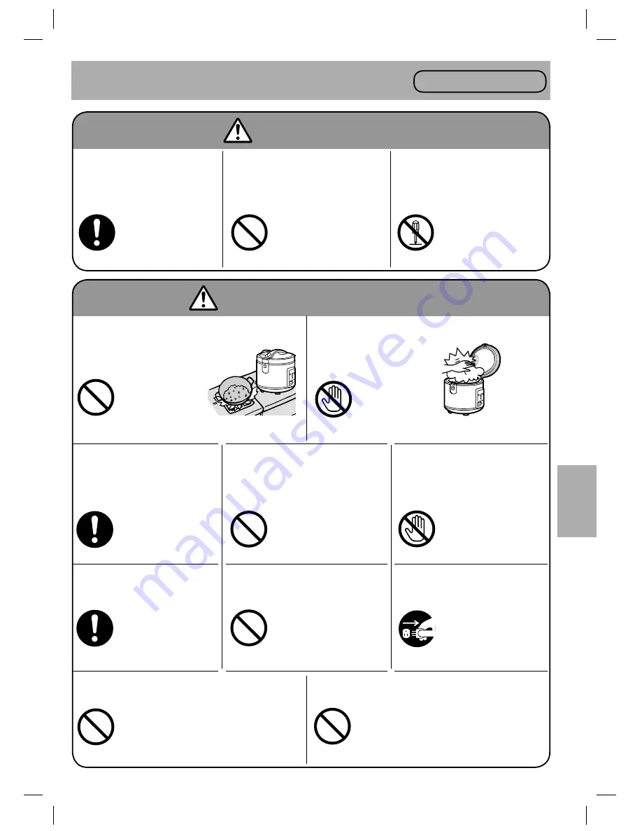 Panasonic SR-TP184 Operating Instructions Manual Download Page 23