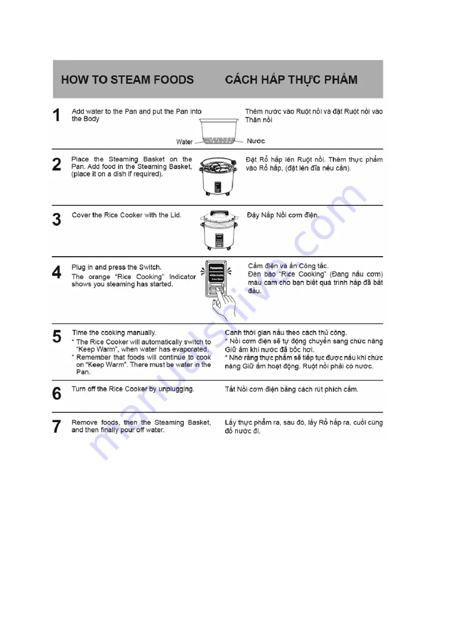 Panasonic SR-W18GSARA Service Manual Download Page 8