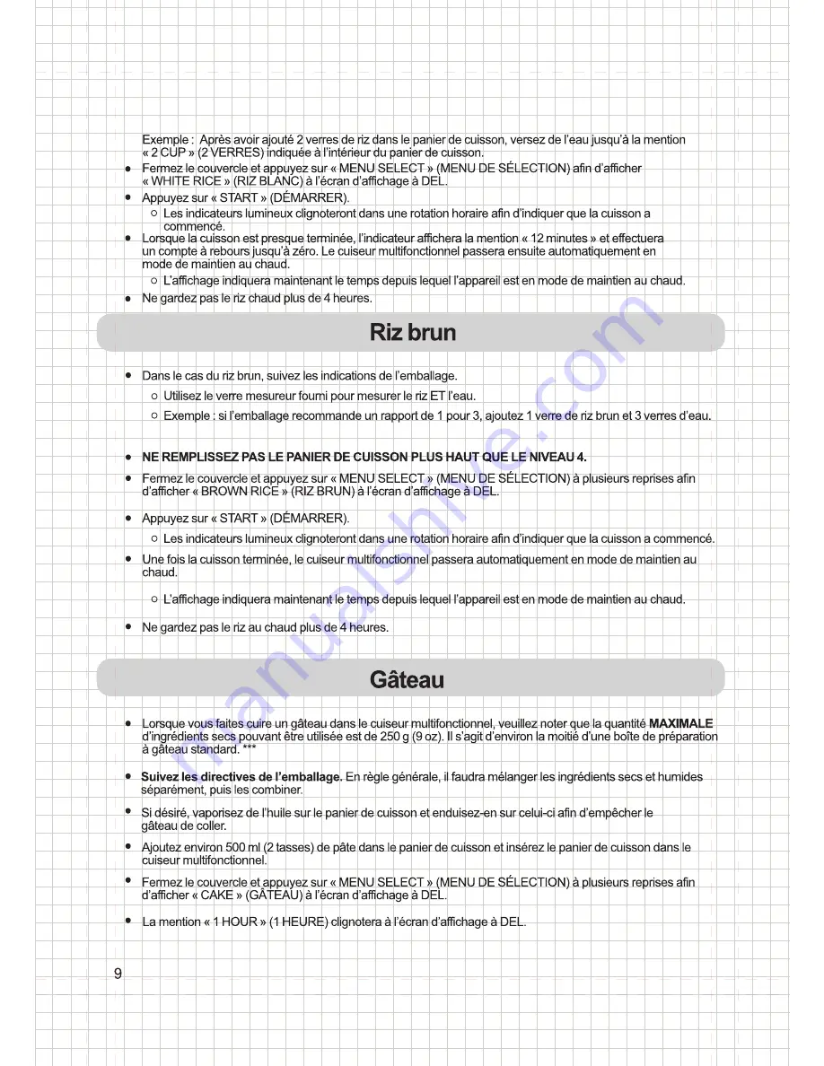 Panasonic sr-zc075 Operating Instructions Manual Download Page 23