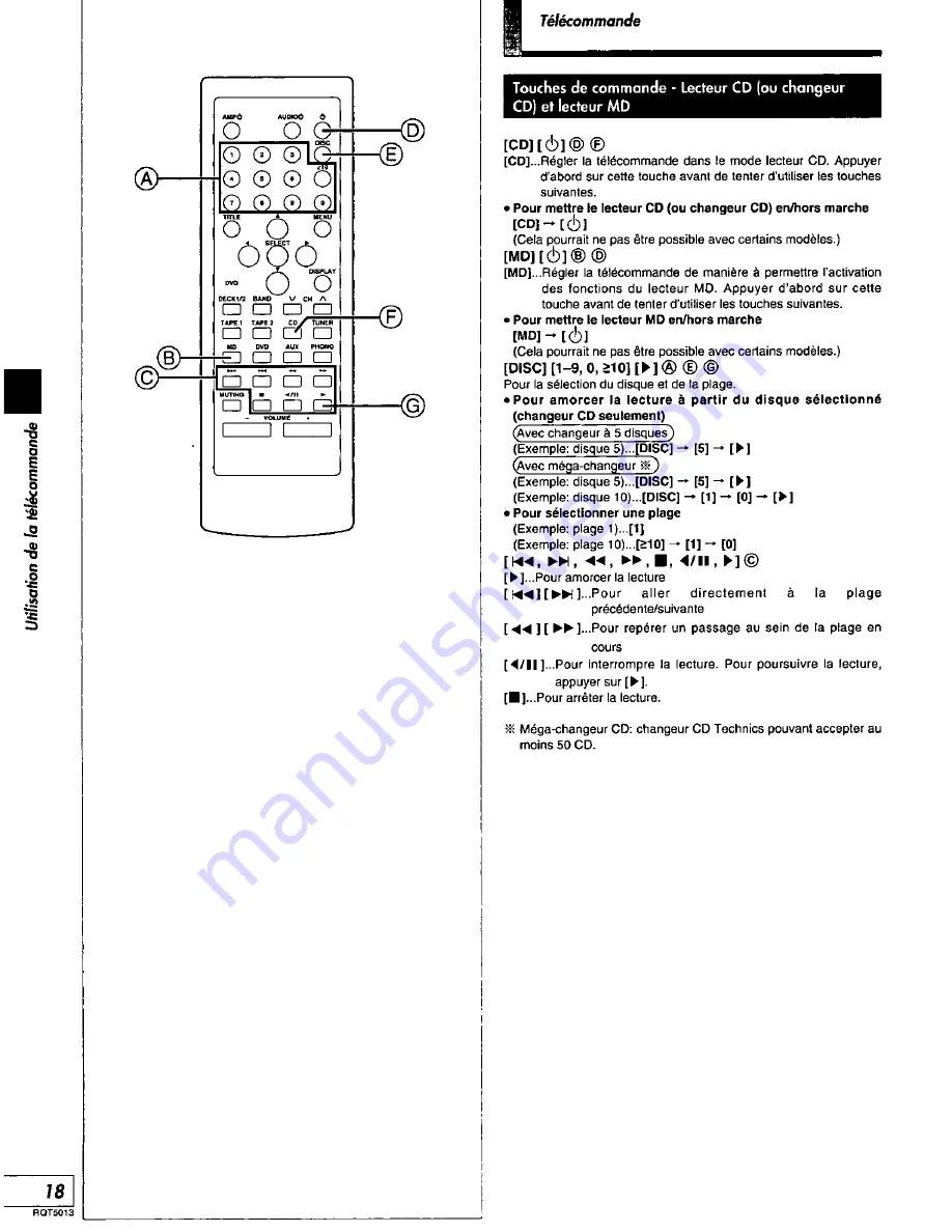 Panasonic SUC1010 - AMPLIFIER Скачать руководство пользователя страница 38