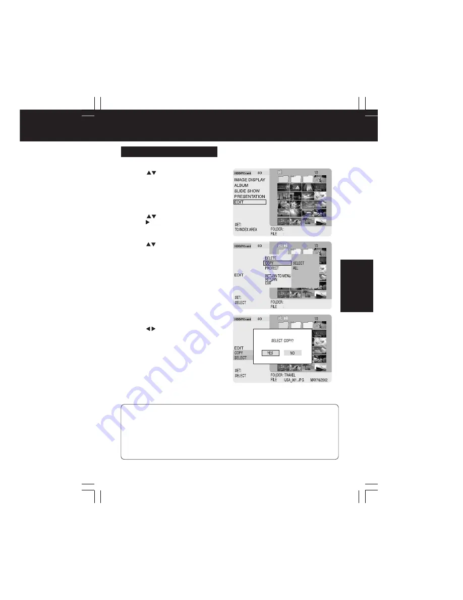 Panasonic SV-PT1EB Operating Instructions Manual Download Page 37