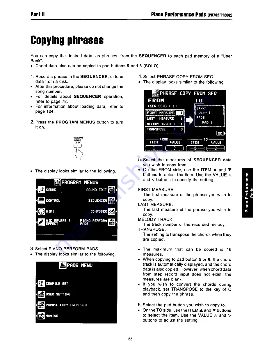 Panasonic SX-PR602 Скачать руководство пользователя страница 55