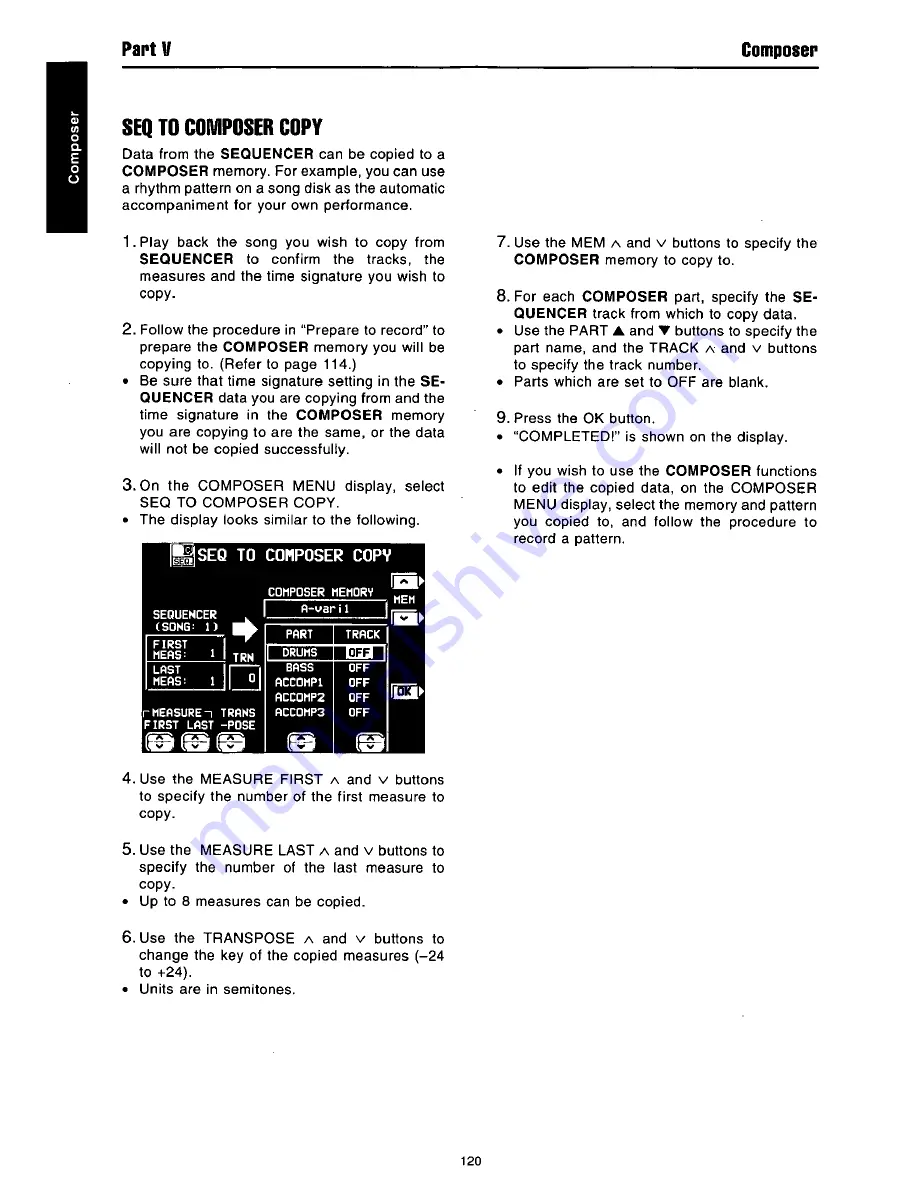 Panasonic SX-PR602 Скачать руководство пользователя страница 120