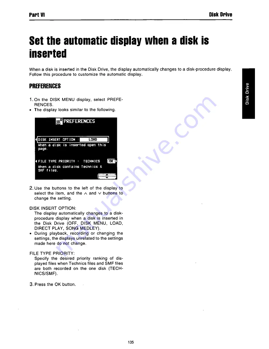 Panasonic SX-PR602 Operating Manual Download Page 135