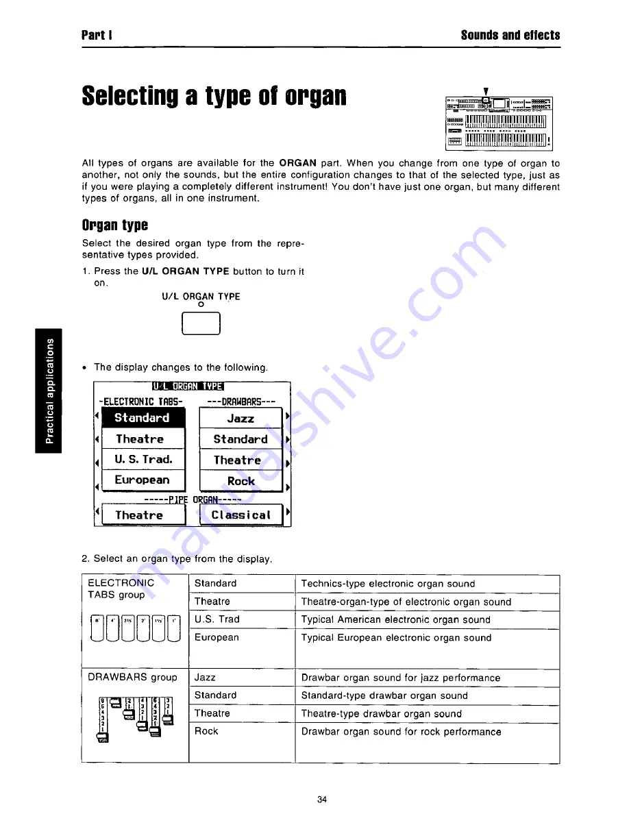 Panasonic SXF100 - ELECTRONIC ORGAN Operating Manual Download Page 36