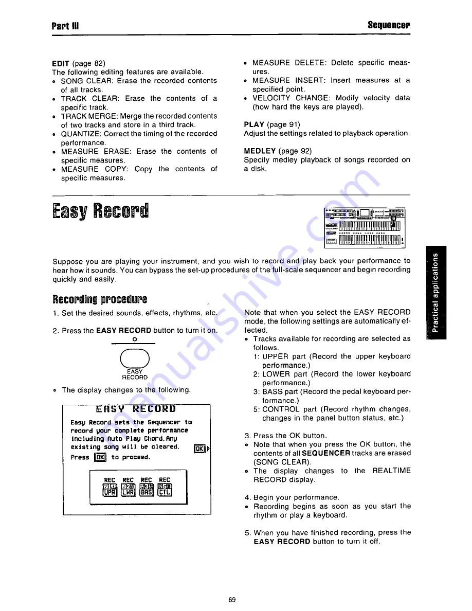 Panasonic SXF100 - ELECTRONIC ORGAN Operating Manual Download Page 71