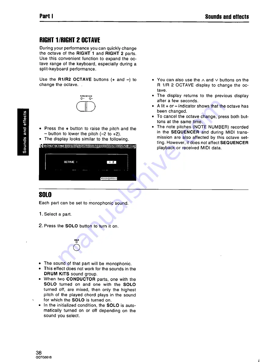 Panasonic SXKN6500 - ELECTRONIC KEYBOARD Owner'S Manual Download Page 38