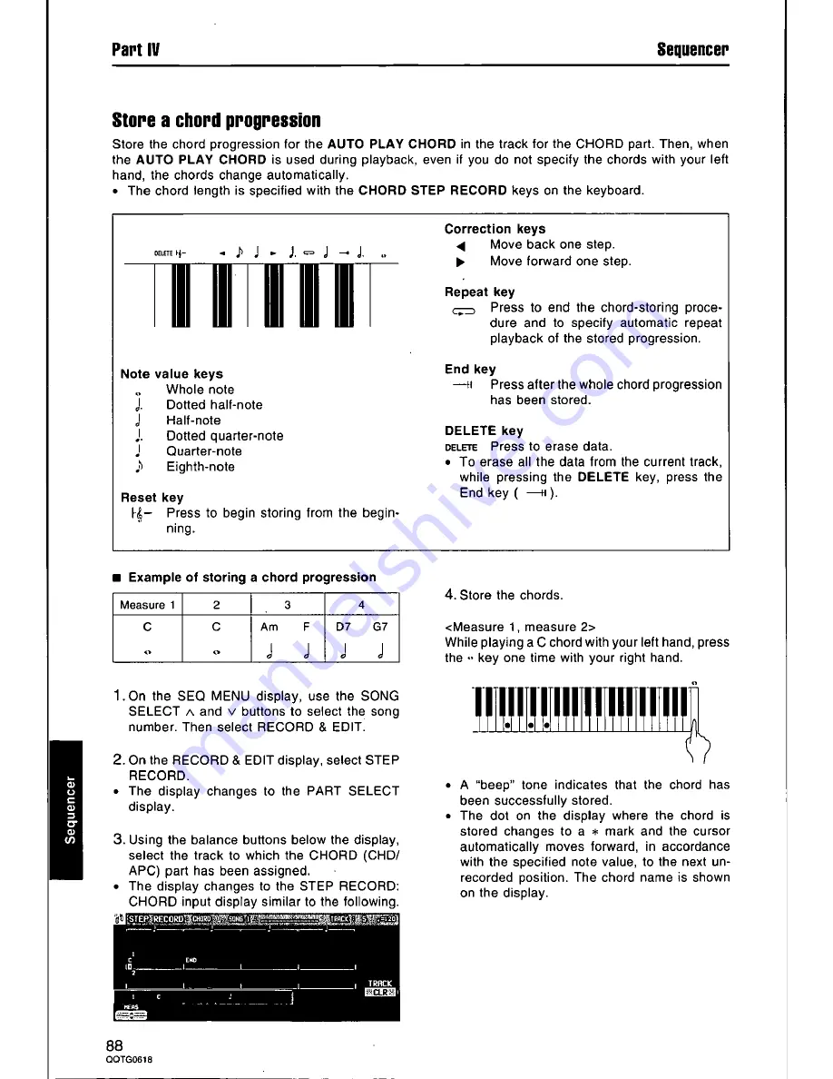 Panasonic SXKN6500 - ELECTRONIC KEYBOARD Owner'S Manual Download Page 88