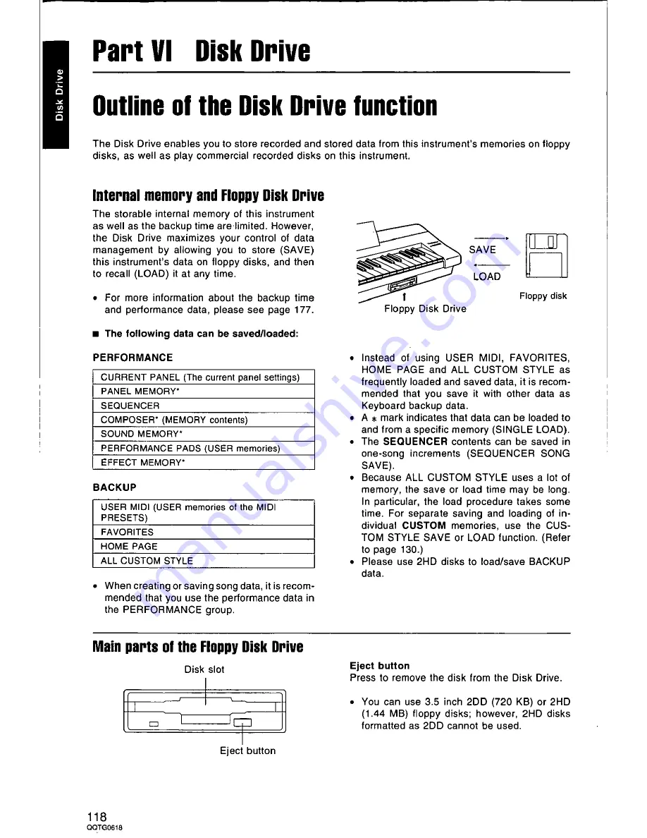 Panasonic SXKN6500 - ELECTRONIC KEYBOARD Owner'S Manual Download Page 118