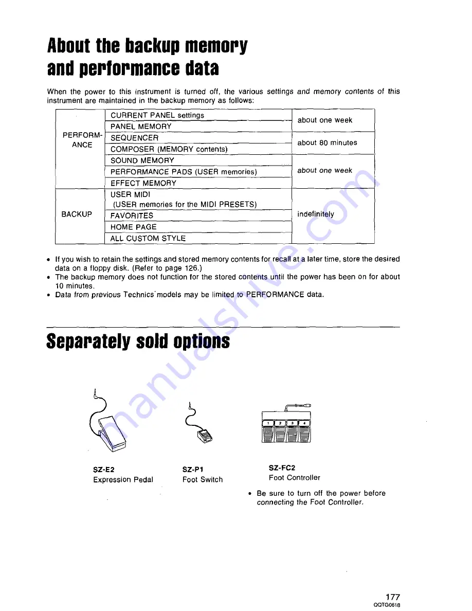 Panasonic SXKN6500 - ELECTRONIC KEYBOARD Скачать руководство пользователя страница 177