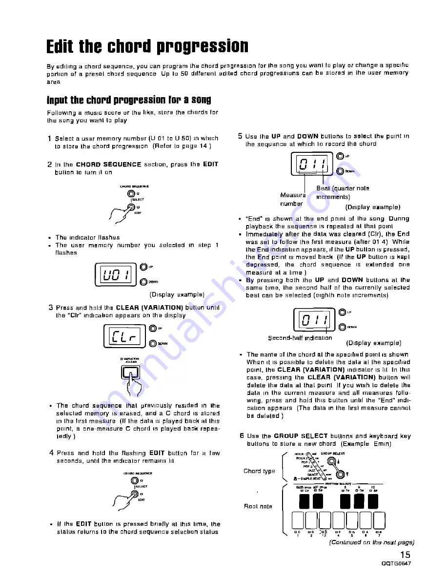 Panasonic SY-PA100 Operating Manual Download Page 15