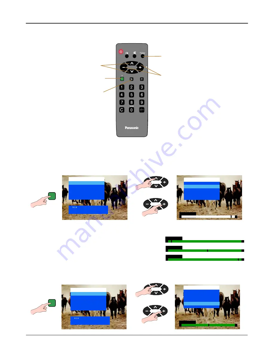 Panasonic TC-14JR1 Operating Instructions Manual Download Page 8