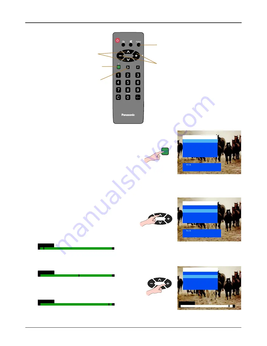 Panasonic TC-14JR1L Operating Instructions Manual Download Page 8