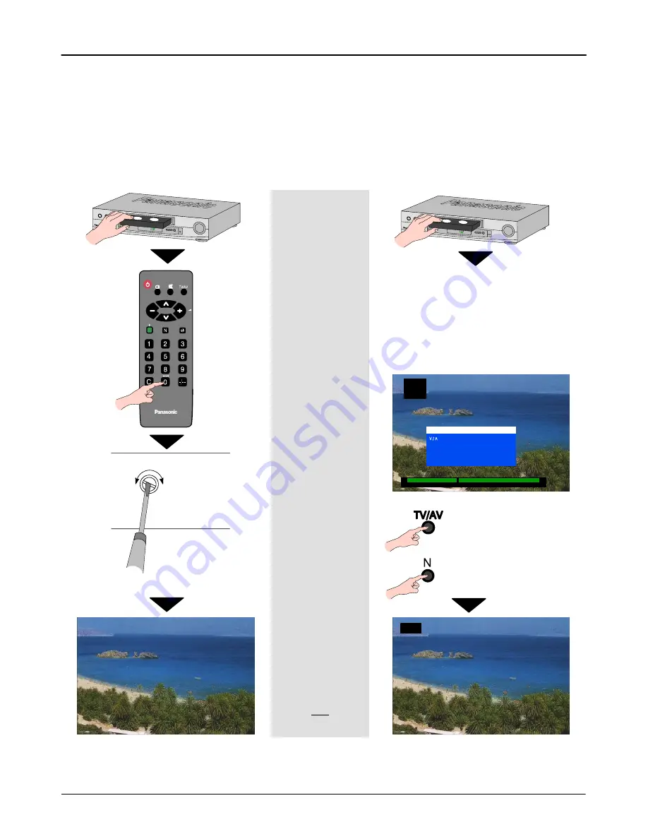 Panasonic TC-14JR1L Operating Instructions Manual Download Page 11