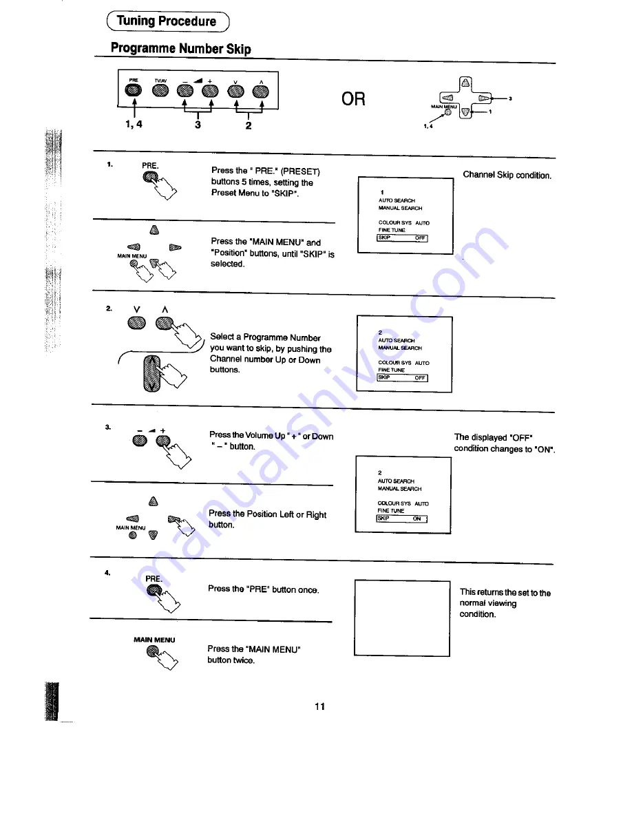 Panasonic TC-14S15A Operating Instructions Manual Download Page 12