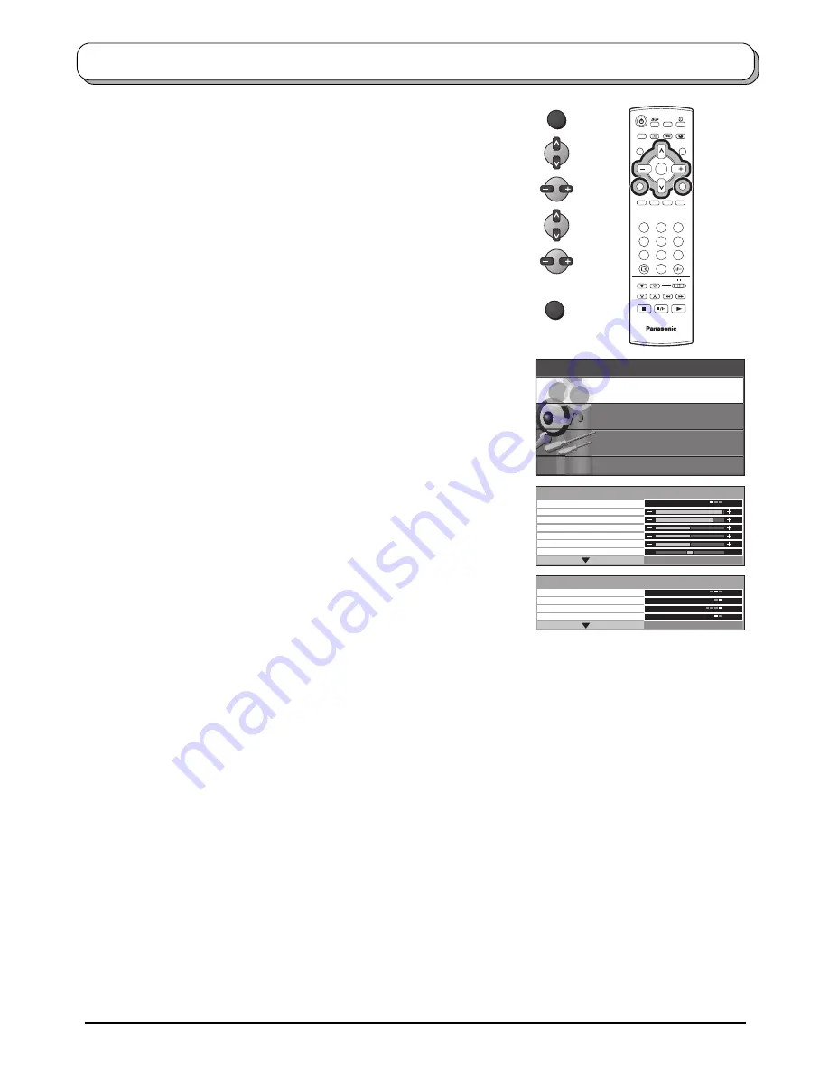 Panasonic TC-20LB30H Operating Instructions Manual Download Page 17