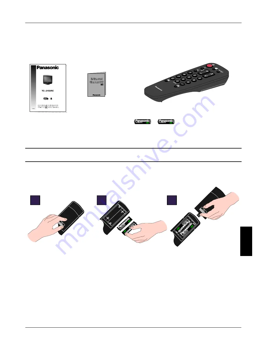 Panasonic TC-21S3RC Operating Instruction Download Page 16