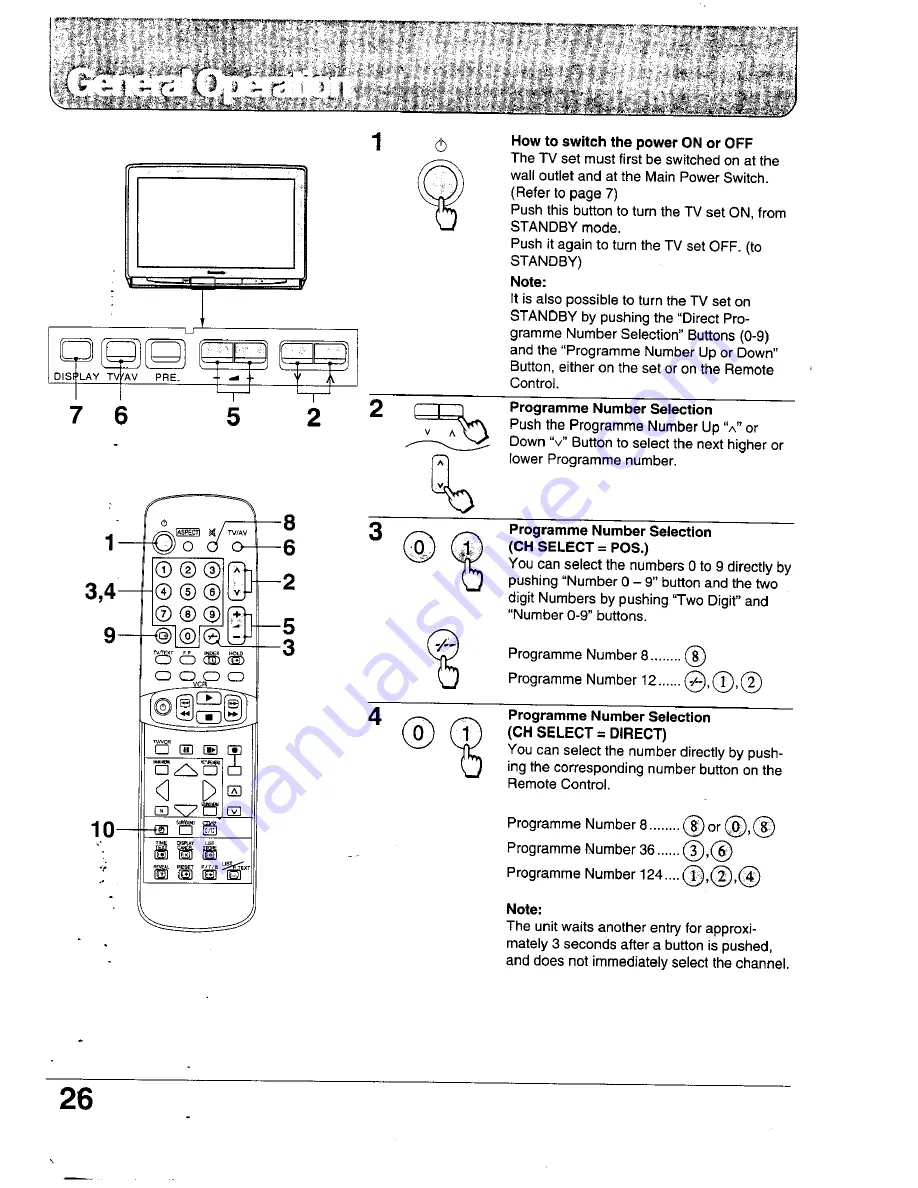 Panasonic TC-24WG10 Series Скачать руководство пользователя страница 26