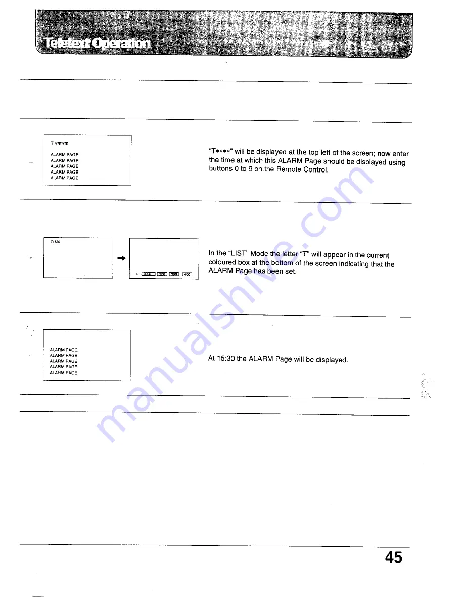 Panasonic TC-24WG10 Series Operating Instructions Manual Download Page 45